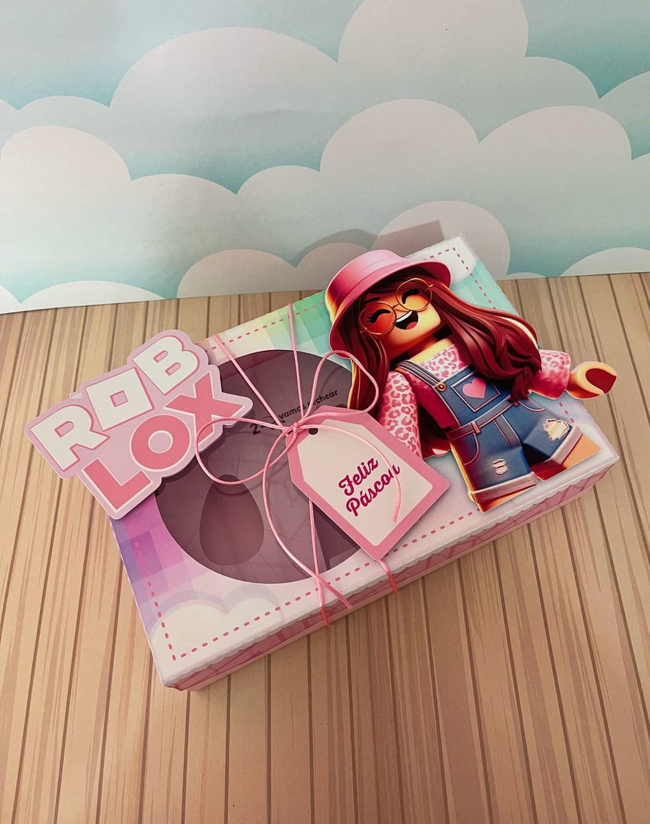Caixa Mini Confeiteiro Roblox Menina em PDF e Studio 2 Mini Confeiteiro Roblox Menina Arquivo Digital 2