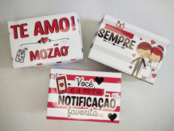 Caixas 06 Doces Dia dos Namorados - Arquivo Digital