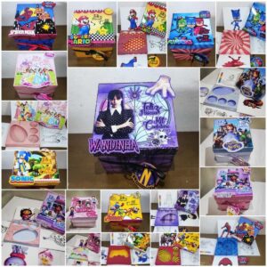 Caixas Explosões Páscoa Infantil - Arquivo Digital