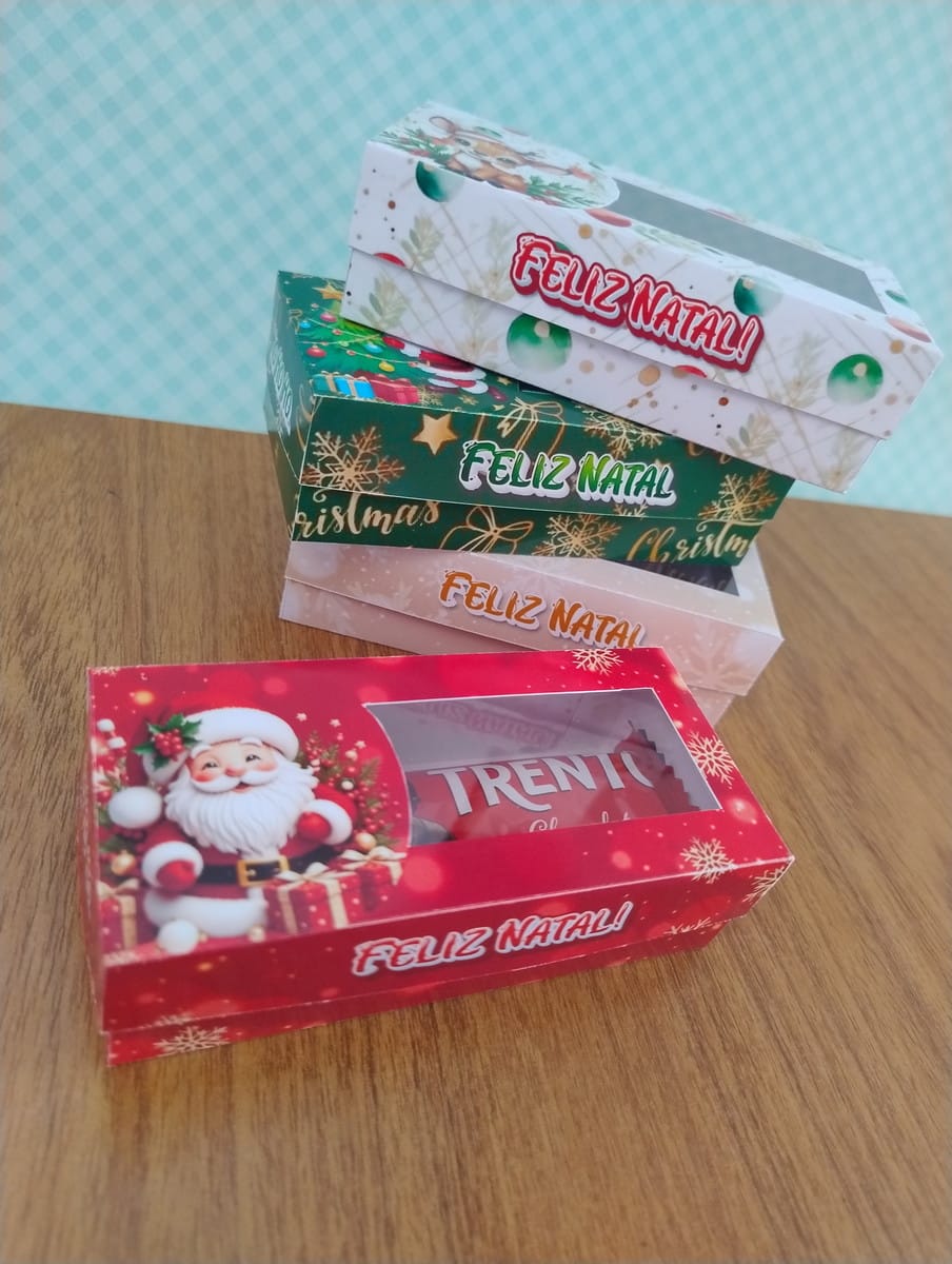 Caixinha de Natal PNG e PDF vintage para imprimir 1 Caixinha de Natal PNG e PDF vintage para imprimir