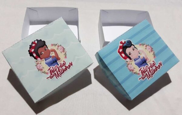 Caixinha Mimo ou 4 Doces Mulheres - Arquivo Digital