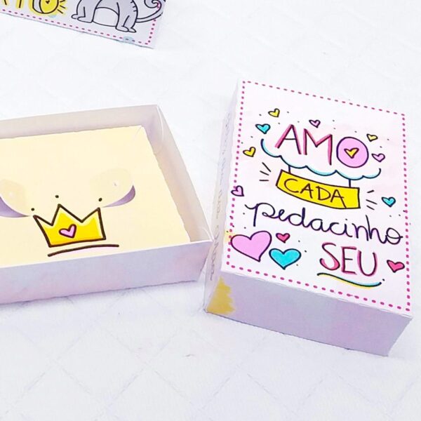 Caixinhas Brincos Dia das Mães - Arquivo Digital