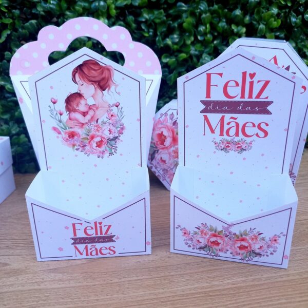 Caixinhas Personalizados Dia das Mães - Arquivo Digital