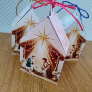 Caixinhas Presépio Natal - Png e pdf