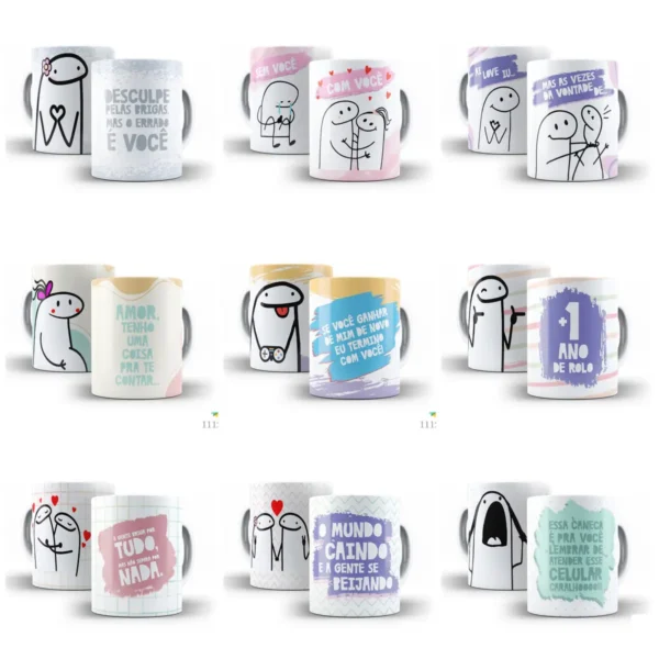Caneca do Dia dos Namorados - 13 Designs Personalizáveis