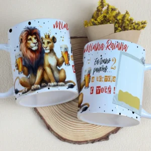 Canecas Personalizadas Dia dos Namorados - Arquivos Editáveis Casal