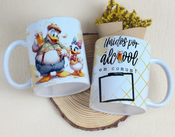 Canecas Personalizadas Dia dos Namorados - Arquivos Editáveis Casal