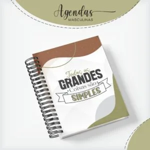 Capa Agenda Masculina Grandes Coisas - Arquivo Digital 8 Capa Agenda Masculina Grandes Coisas - Arquivo Digital