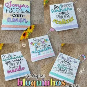 Capa de Bloquinhos Post It - Arquivo Digital 11 Capa de Bloquinhos Post It - Arquivo Digital