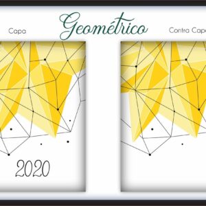 Capa e Contracapa Geométrico - Arquivo Digital