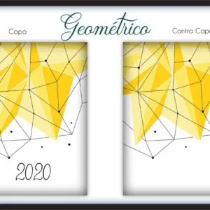Capa e Contracapa Geométrico - Arquivo Digital 7 Capa e Contracapa Geométrico - Arquivo Digital