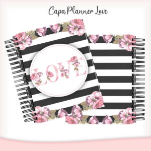 capa planner love arquivo digital