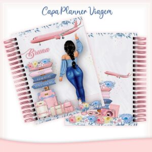 Capa Planner Viajem - Arquivo Digital