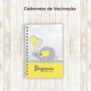 Capa Vacinação Menino Elefante - Arquivo Digital 7 Capa Vacinação Menino Elefante - Arquivo Digital