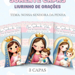 Capas digitais Nossa Senhora da Penha para cartonagem 12 Pack Capas Nossa Senhora Penha Arquivo Digital