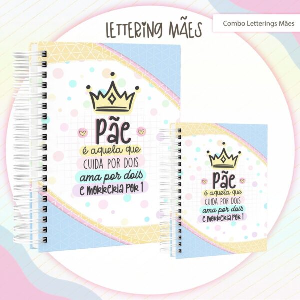 Capas Lettering Mães - Arquivo Digital