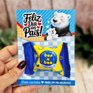 Card Bombom Dia dos Pais para Imprimir com Ursinhos Fofos 32 card bombom dia dos pais para imprimir com ursinhos fofos