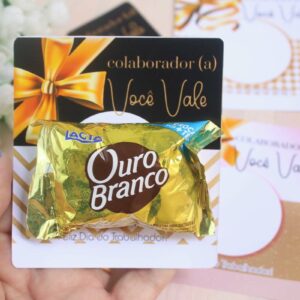 Card Bombom Trabalhador - Arquivo Digital