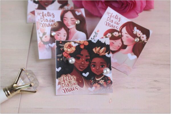 Card Brincos Dia das Mães - Arquivo Digital