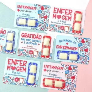 Card Chiclete Dia Dia do Enfermeiro - Arquivo Digital 6 Card Chiclete Dia Dia do Enfermeiro - Arquivo Digital