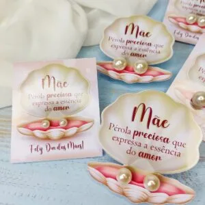 Card Concha Brincos Dia das Mães - Arquivo Digital 14 Card Concha Brincos Dia das Mães - Arquivo Digital