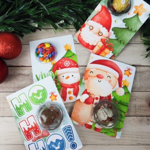 Card e Cartão Blister Natal - Arquivo Digital