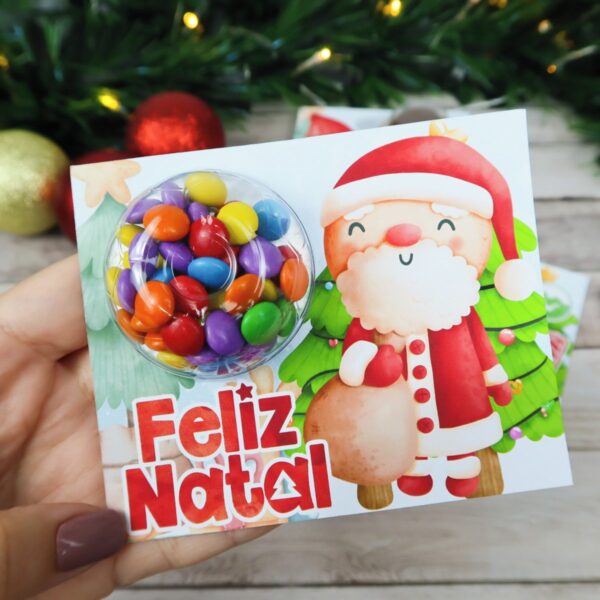 Card e Cartão Blister Natal - Arquivo Digital