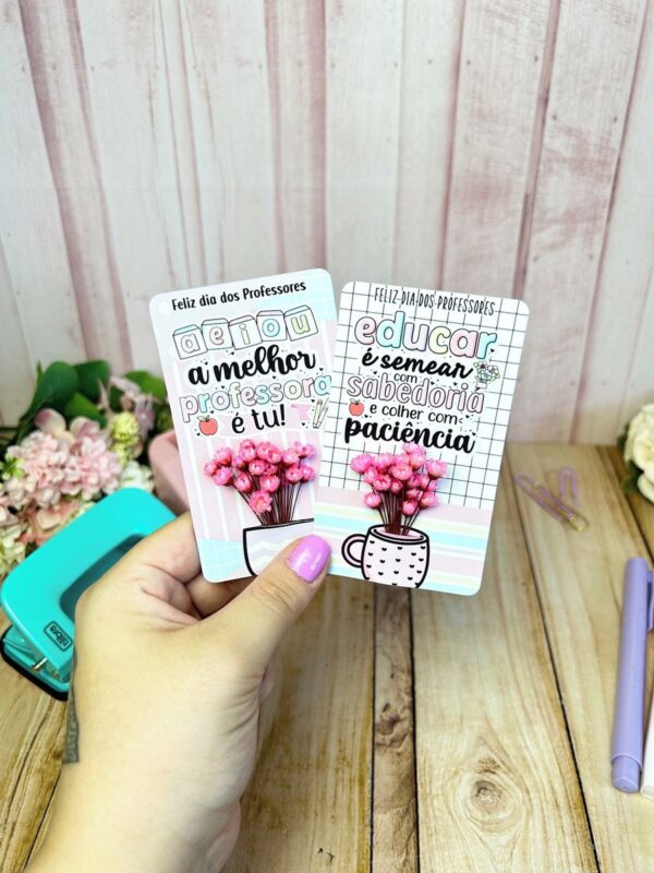 Card Florzinha Dia dos Professores - Arquivo Digital