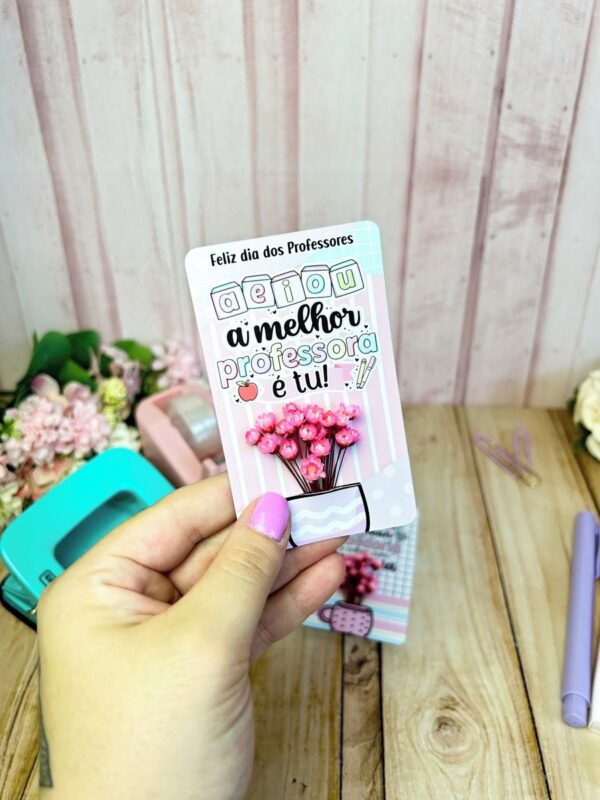 Card Florzinha Dia dos Professores - Arquivo Digital
