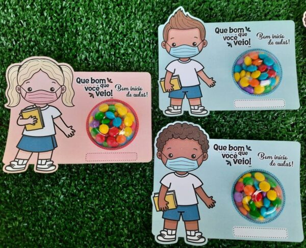 Cartão Coloretti Blister Volta ás Aulas - Arquivo Digital