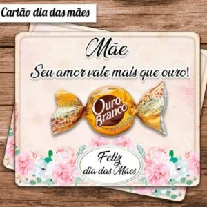 Cartão Dia das Mães Bombom Studio e pdf 15 Cartão Dia das Mães Bombom Studio e pdf
