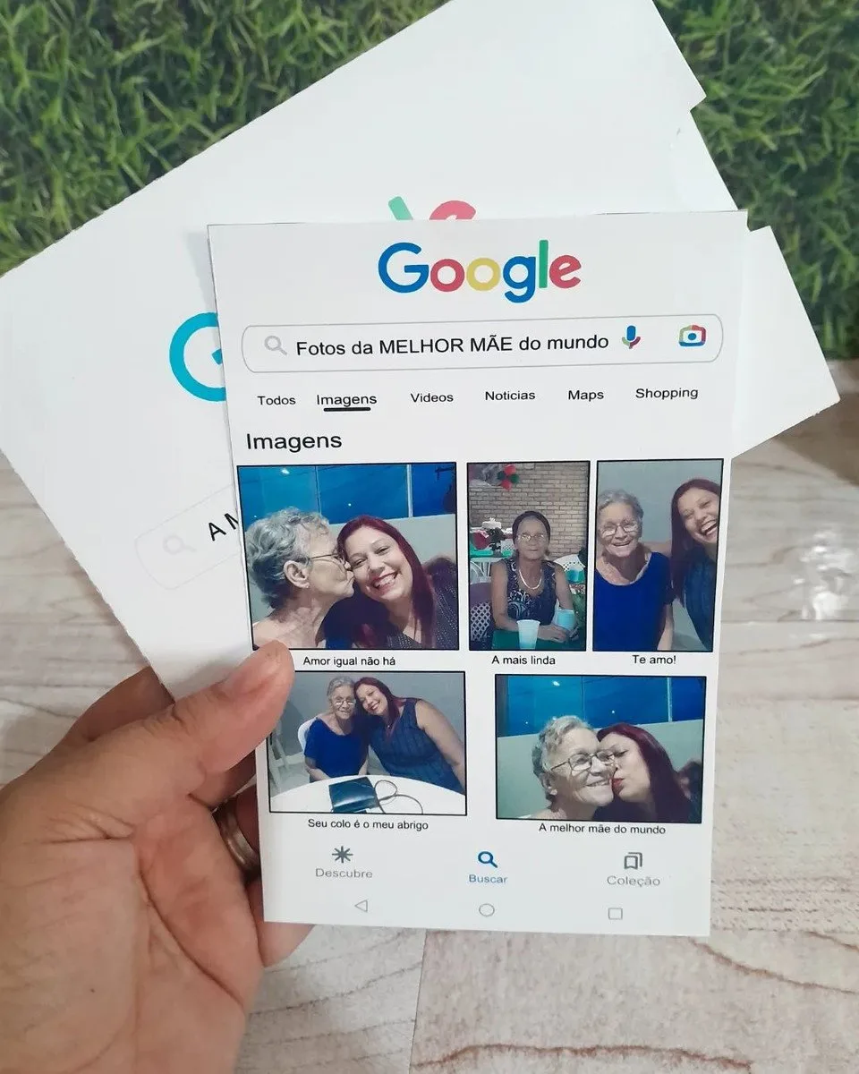Cartão Google Dia das Mães - Studio e pdf 2 Cartão Google Dia das Mães - Studio e pdf