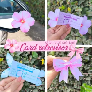 Cartao Para Retrovisor Arquivo Digital Png Studio E Canva 10
