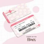 Cartão Sus Adulto Flores - Arquivo Digital