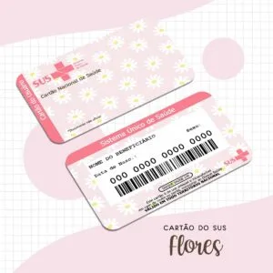 Cartão Sus Adulto Flores - Arquivo Digital 31 Cartão Sus Adulto Flores - Arquivo Digital