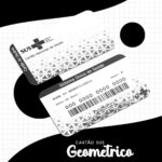 Cartão Sus Adulto Geométrico II - Arquivo Digital