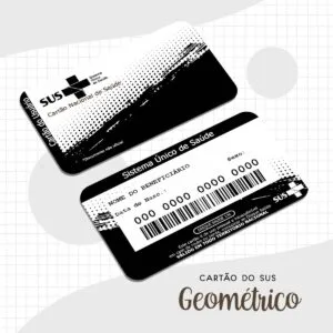 Cartão Sus Adulto Geométrico III - Arquivo Digital 37 Cartão Sus Adulto Geométrico III - Arquivo Digital