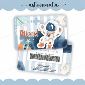 Cartão Sus Astronauta - Arquivo Digital 20 Cartão Sus Astronauta - Arquivo Digital