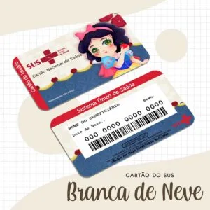 Cartão Sus Branca de Neve - Arquivo Digital 15 Cartão Sus Branca de Neve - Arquivo Digital