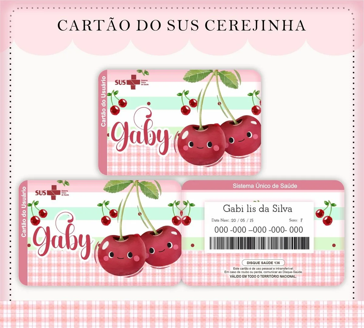 Cartão Sus Cerejinha - Arquivo Digital 1 Cartão Sus Cerejinha - Arquivo Digital