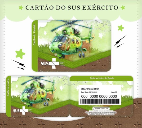 Cartão Sus Exército- Arquivo Digital