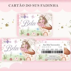 Cartão Sus Fadinhas - Arquivo Digital 25 Cartão Sus Fadinhas - Arquivo Digital