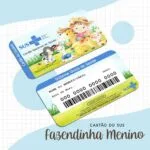 Cartão Sus Fazendinha Menino - Arquivo Digital