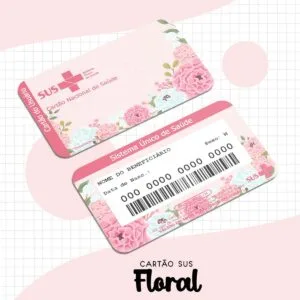 Cartão Sus Floral Editável - Arquivo Digital 31 Cartao Sus Floral Editavel Arquivo Digital