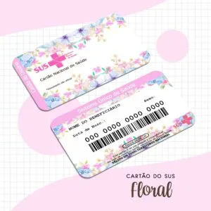 Cartão Sus Floral II - Arquivo Digital