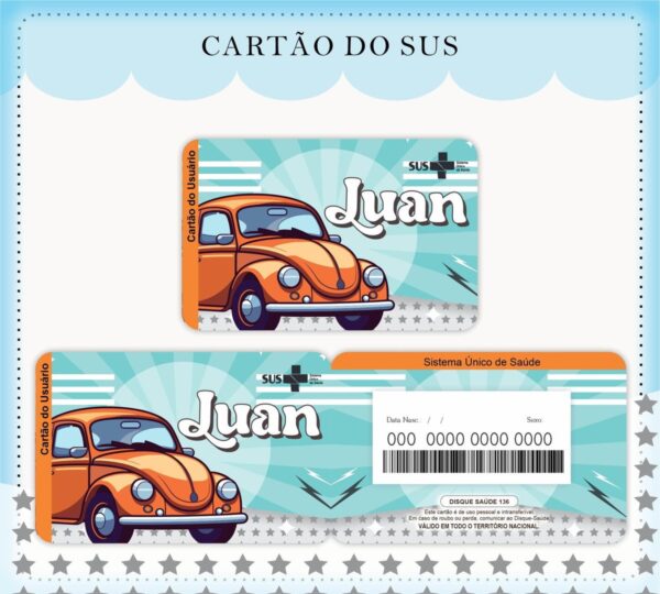 Cartão Sus Fusca - Arquivo Digital
