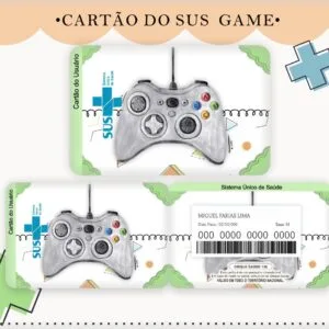 Cartão Sus Game - Arquivo Digital 14 Cartão Sus Game - Arquivo Digital