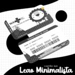 Cartão Sus Leão Minimalista - Arquivo Digital