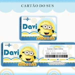 Cartão Sus Minions - Arquivo Digital 23 Cartão Sus Minions - Arquivo Digital