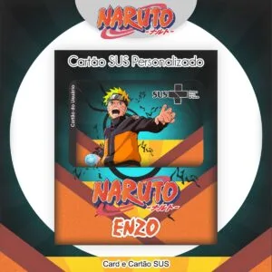 Cartão Sus Naruto Menino - Arquivo Digital 16 Cartão Sus Naruto Menino - Arquivo Digital